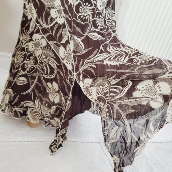 Linea Domani Creped Maxi Dress- Size 10 - Picture 11 of 15